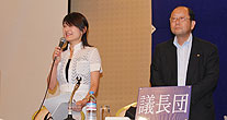 Yuko Nakajima (JAW) and Koji Ohno (JAM)